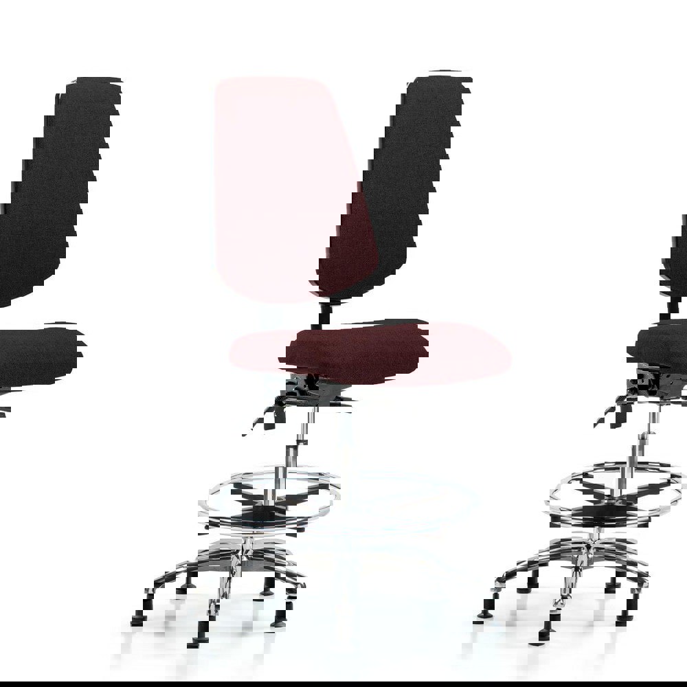 Task Chair: Olefin, Burgundy